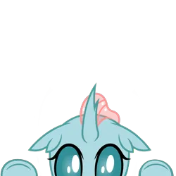 Size: 10000x10000 | Tagged: safe, artist:ponygamer2020, derpibooru import, ocellus, changedling, changeling, absurd resolution, cute, diaocelles, female, image, looking at you, peekaboo, peeking, png, simple background, solo, soon, transparent background, underhoof, vector