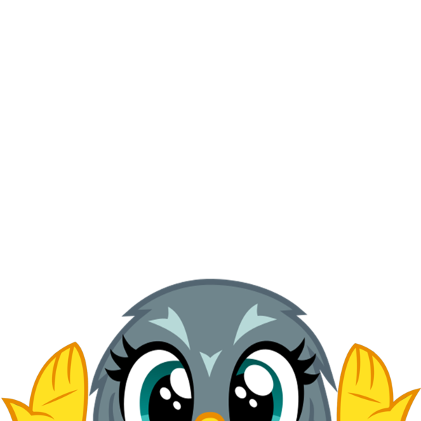 Size: 10000x10000 | Tagged: safe, artist:ponygamer2020, derpibooru import, gabby, gryphon, absurd resolution, cute, female, gabbybetes, hand, image, looking at you, peekaboo, peeking, png, puppy dog eyes, simple background, solo, soon, transparent background, vector