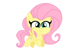 Size: 1069x747 | Tagged: safe, artist:lachlandingoofficial, derpibooru import, fluttershy, pegasus, pony, my little pony: pony life, female, image, mare, png, simple background, solo, transparent background