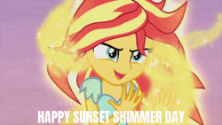 Size: 520x293 | Tagged: safe, derpibooru import, screencap, sunset shimmer, equestria girls, my past is not today, animated, gif, image, solo