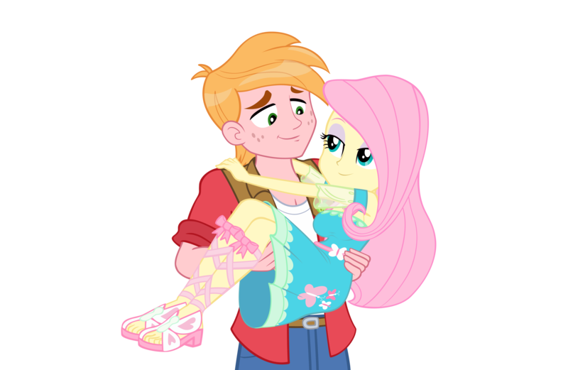 Size: 3840x2500 | Tagged: safe, alternate version, anonymous artist, derpibooru import, big macintosh, fluttershy, human, do it for the ponygram!, equestria girls, equestria girls series, five to nine, spoiler:eqg series (season 2), 4k, bedroom eyes, belly button, big breasts, breasts, bridal carry, busty fluttershy, carrying, cleavage, female, fluttermac, high res, image, looking at each other, looking at someone, male, png, shipping, simple background, smiling, smiling at each other, straight, stupid sexy big macintosh, stupid sexy fluttershy, toned, transparent background