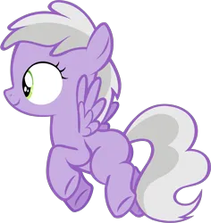 Size: 3611x3823 | Tagged: safe, derpibooru import, sweet pop, pegasus, pony, background pony, female, filly, flying, foal, image, png, smiling, solo, vector