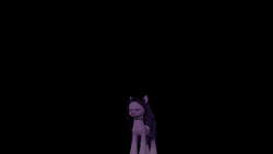 Size: 1280x720 | Tagged: semi-grimdark, artist:hatter's lye, derpibooru import, oc, unofficial characters only, pegasus, pony, 3d, animated, female, frown, g5, goth, hatred, image, mare, not izzy moonbow, pegasus oc, shitposting, simple background, sound, source filmmaker, webm, wings