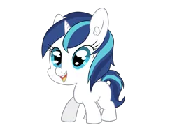 Size: 1511x1080 | Tagged: safe, artist:happy harvey, derpibooru import, shining armor, pony, unicorn, blank flank, blushing, correction, cute, drawn on phone, ear fluff, female, filly, fixed, foal, gleaming shield, happy, image, png, rule 63, simple background, smiling, transparent background, younger