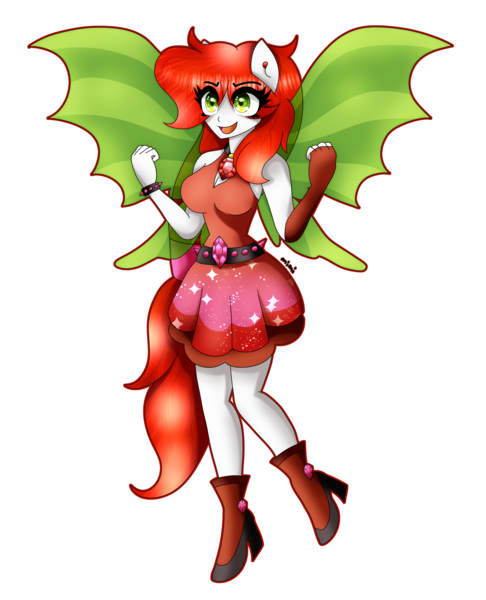 Size: 3094x3822 | Tagged: safe, artist:eeveeglaceon, derpibooru import, oc, oc:pearl rose, siren, equestria girls, breasts, gem, image, png, simple background, siren gem, sirenified, solo, species swap, white background