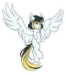 Size: 2554x2922 | Tagged: safe, artist:zahsart, derpibooru import, oc, oc:fickle mizzle, unofficial characters only, pegasus, pony, image, jpeg, pegasus oc, smug, spread wings, wings