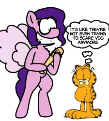 Size: 1275x1414 | Tagged: safe, artist:jim davis, artist:professorventurer, derpibooru import, pipp petals, g5, garfield, image, pippamena, png, self deprecation