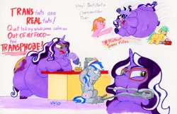 Size: 4800x3086 | Tagged: suggestive, artist:white-eyed vireo, oc, oc:purple tinker, unofficial characters only, pegasus, pony, belly, big belly, bingo wings, butt, fat, gelding, huge belly, huge butt, image, impossibly large belly, impossibly large butt, jpeg, large butt, male, morbidly obese, obese, pegasus oc, plot, stallion, wings