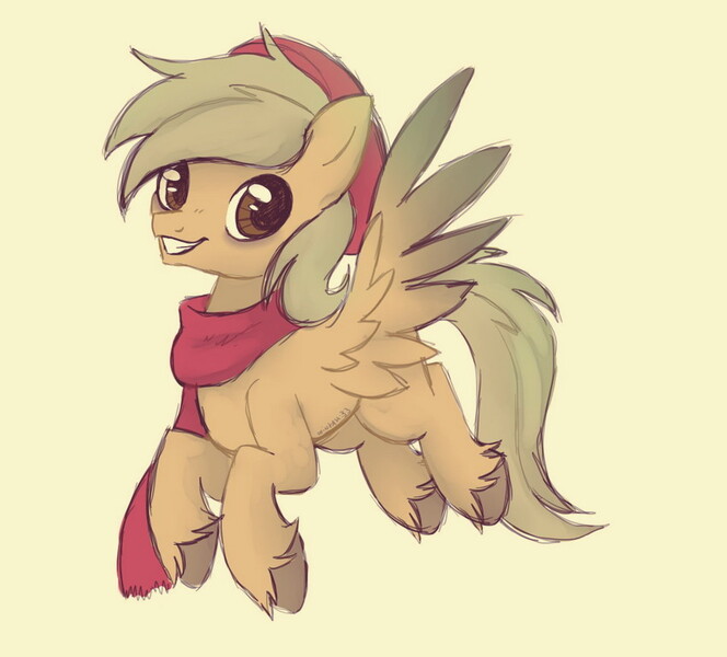 Size: 850x768 | Tagged: artist needed, safe, derpibooru import, oc, oc:coffee coat, unofficial characters only, pegasus, pony, image, jpeg, smiling, solo