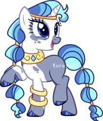 Size: 1312x1542 | Tagged: safe, artist:kurosawakuro, derpibooru import, oc, unnamed oc, unofficial characters only, pony, unicorn, base used, female, horn, image, looking back, mare, offspring, open mouth, open smile, parent:rarity, parent:shining armor, parents:rariarmor, png, raised hoof, simple background, smiling, solo, transparent background, unicorn oc, watermark