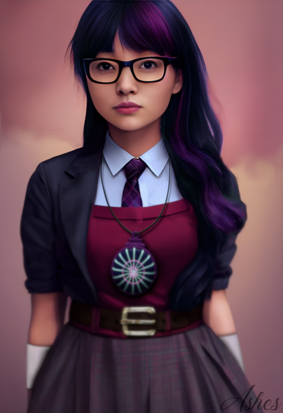 Size: 3328x4864 | Tagged: safe, artist:my-little-pop-artist, derpibooru import, machine learning assisted, sci-twi, twilight sparkle, human, female, humanized, image, magic capture device, png, realistic