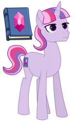 Size: 1024x1638 | Tagged: safe, artist:lillyleaf101, derpibooru import, oc, oc:quartz curator, pony, unicorn, image, magical lesbian spawn, male, offspring, parent:rarity, parent:twilight sparkle, parents:rarilight, png, simple background, solo, stallion, transparent background