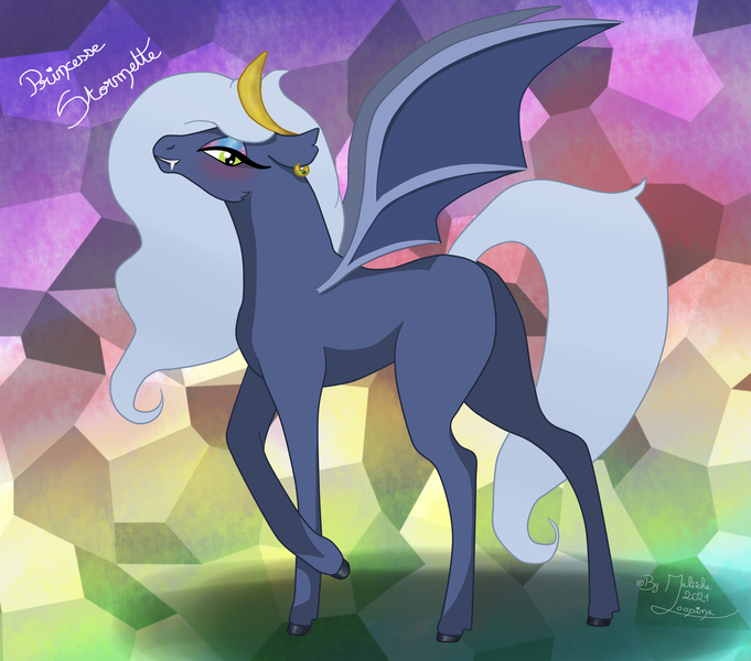 Size: 3320x2924 | Tagged: safe, artist:loopina, derpibooru import, oc, oc:storm ice, bat pony, image, male, png, princess