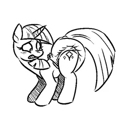Size: 480x450 | Tagged: suggestive, artist:boggle, artist:moophins, derpibooru import, edit, twilight sparkle, pony, unicorn, black and white, diaper, diaper fetish, embarrassed, female, femsub, fetish, grayscale, image, jpeg, looking back, mare, monochrome, non-baby in diaper, poofy diaper, simple background, solo, submissive, unicorn twilight, white background, wip, worried