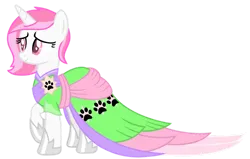 Size: 1024x653 | Tagged: safe, artist:lillyleaf101, derpibooru import, oc, oc:fuzzy dreams, pony, unicorn, base used, clothes, dress, female, image, mare, png, simple background, solo, transparent background