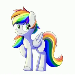 Size: 4096x4096 | Tagged: safe, artist:trackiesth, derpibooru import, oc, oc:leslie, unofficial characters only, pegasus, image, jpeg, multicolored hair, rainbow hair, solo