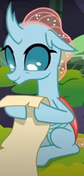 Size: 366x762 | Tagged: safe, derpibooru import, screencap, ocellus, changedling, changeling, the hearth's warming club, cropped, cute, diaocelles, female, image, png, solo