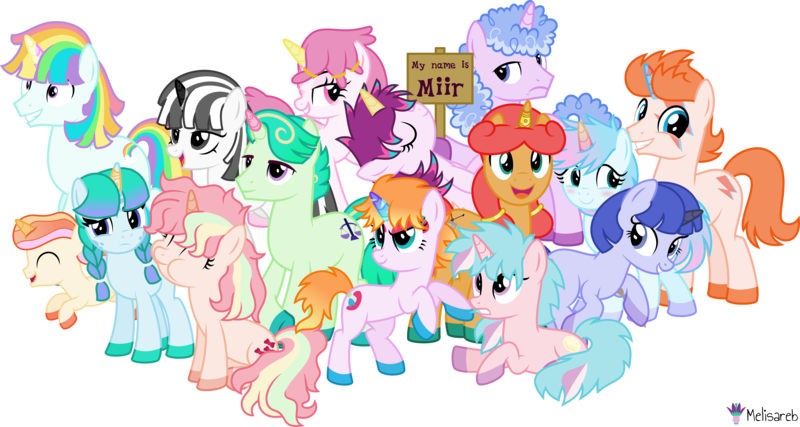 Size: 9361x5000 | Tagged: safe, alternate version, artist:melisareb, derpibooru import, pony, unicorn, .svg available, absurd resolution, candy (kleptocorns), cindy (kleptocorns), confused, coody (kleptocorns), crossover, dave (kleptocorns), emo, eyes closed, female, gradient horn, gradient mane, gradient tail, hime (kleptocorns), horn, image, kleptocorns, looking at you, lunette (kleptocorns), lying down, male, mare, miir, multicolored hair, munching, namuri, not gay, open mouth, paintbrush, png, prone, rainbow hair, riju, shade (kleptocorns), shakti, sign, simple background, sitting, smiling, smiling at you, spectrum (kleptocorns), stallion, tail, transparent background, unamused, vector, wave (kleptocorns), wind (kleptocorns), yune