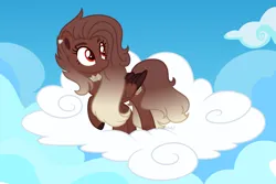 Size: 1280x854 | Tagged: safe, artist:katelynleeann42, derpibooru import, oc, pegasus, pony, base used, cloud, female, image, jpeg, mare, solo