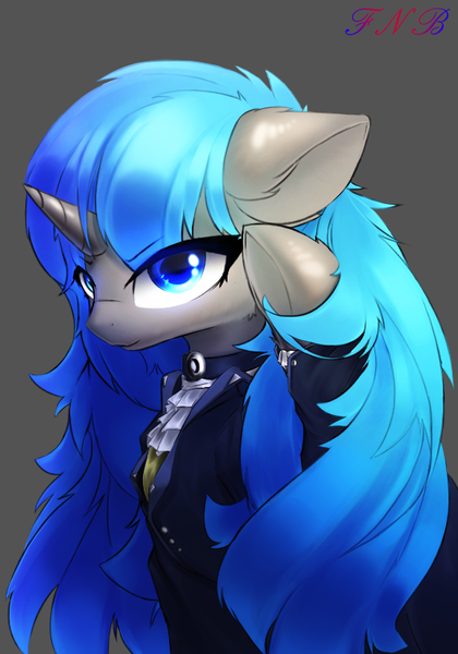 Size: 580x828 | Tagged: safe, artist:fnb, derpibooru import, oc, oc:zero, unicorn, hail, image, png, simple background