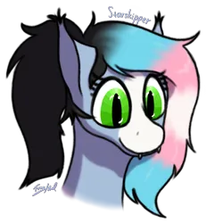 Size: 1750x1750 | Tagged: safe, artist:aelflonra, derpibooru import, oc, oc:starskipper, female, image, png, simple background, solo, solo female, transparent background