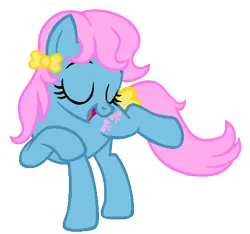 Size: 488x456 | Tagged: safe, artist:lillyleaf101, derpibooru import, bowtie (g1), pony, image, png, simple background, solo, transparent background