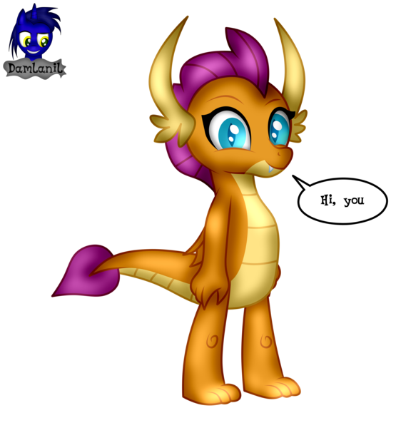 Size: 3840x4154 | Tagged: safe, artist:damlanil, derpibooru import, smolder, dragon, bipedal, comic, cute, dragon wings, dragoness, eyelashes, female, happy, horns, image, looking at you, png, show accurate, simple background, smiling, smolderbetes, solo, speech bubble, standing, text, transparent background, vector, wings