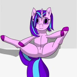 Size: 2000x1999 | Tagged: suggestive, artist:timcryt, derpibooru import, starlight glimmer, pony, unicorn, female, image, looking at you, png, smiling, smiling at you, solo, solo female