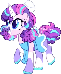 Size: 1945x2333 | Tagged: safe, artist:kurosawakuro, derpibooru import, oc, pony, unicorn, base used, female, image, magical gay spawn, mare, offspring, parent:pinkie pie, parent:shining armor, parents:shiningpie, png, simple background, solo, transparent background