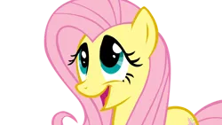 Size: 900x507 | Tagged: safe, artist:totalcrazyness101, derpibooru import, fluttershy, pegasus, pony, female, image, mare, open mouth, png, simple background, solo, transparent background, vector