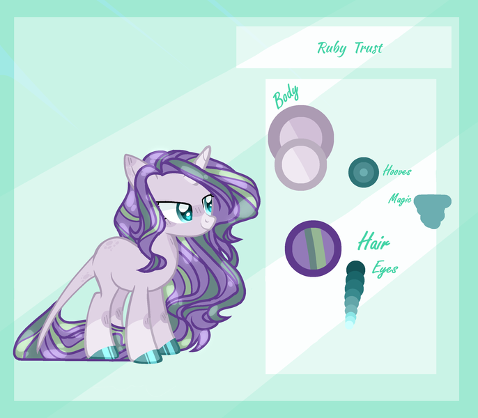 Size: 2777x2430 | Tagged: safe, artist:harmonysynthetic, derpibooru import, oc, oc:ruby trust, unofficial characters only, dracony, hybrid, pony, unicorn, base used, bio in description, female, image, interspecies offspring, mare, offspring, parent:rarity, parent:spike, parents:sparity, png, reference sheet, solo