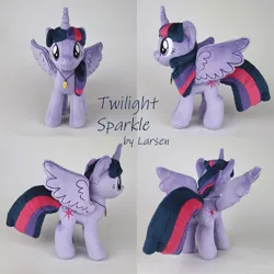 Size: 1000x1000 | Tagged: safe, artist:larsen toys, derpibooru import, twilight sparkle, twilight sparkle (alicorn), alicorn, original species, plush pony, pony, for sale, image, jpeg, photo, plushie, solo