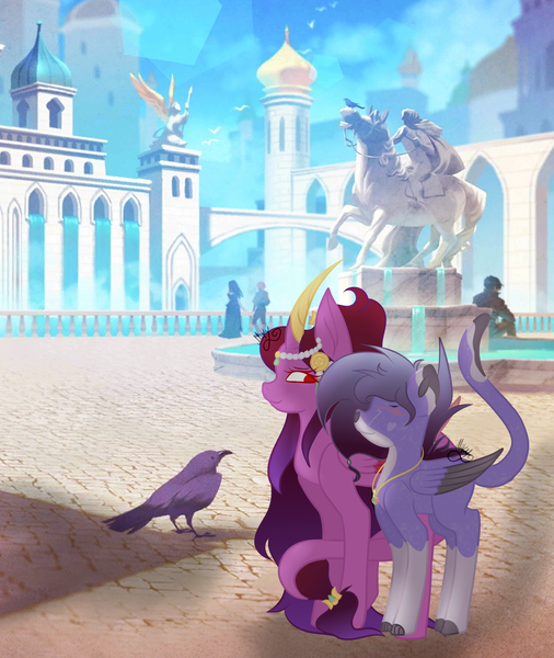 Size: 2838x3366 | Tagged: safe, artist:thecommandermiky, derpibooru import, oc, ponified, unofficial characters only, alicorn, pony, image, nadia satrinava, png, the arcana, visual novel game, winged cat