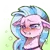 Size: 1159x1159 | Tagged: safe, artist:cold-blooded-twilight, derpibooru import, silverstream, hippogriff, seapony (g4), blue mane, blushing, bubble, crying, digital art, female, image, jewelry, necklace, png, purple eyes, sad, seapony silverstream, simple background, solo, teeth, transparent background, underwater