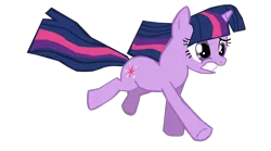 Size: 1280x710 | Tagged: safe, artist:benpictures1, derpibooru import, part of a set, twilight sparkle, pony, unicorn, dragon quest, cute, female, gritted teeth, image, inkscape, mare, png, running, simple background, solo, teeth, transparent background, twiabetes, unicorn twilight, vector
