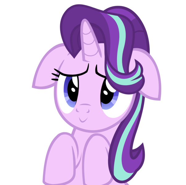 Size: 4600x4581 | Tagged: safe, artist:duskyzombie, derpibooru import, starlight glimmer, pony, unicorn, absurd resolution, cute, female, glimmerbetes, image, mare, png, simple background, smiling, solo, transparent background, vector