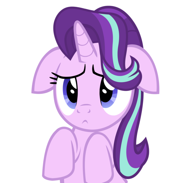 Size: 4600x4581 | Tagged: safe, artist:duskyzombie, derpibooru import, starlight glimmer, pony, unicorn, absurd resolution, cute, female, frown, glimmerbetes, image, mare, png, sad, simple background, solo, transparent background, vector