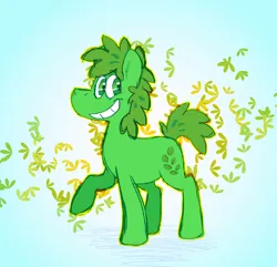 Size: 910x878 | Tagged: safe, artist:samoberg, derpibooru import, ponified, earth pony, pony, battle for dream island, female, image, jpeg, leafy (battle for dream island), mare, solo