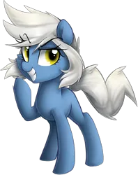 Size: 1624x2052 | Tagged: safe, artist:meotashie, derpibooru import, oc, oc:riptide, unofficial characters only, earth pony, pony, earth pony oc, female, grin, image, png, simple background, smiling, solo, transparent background