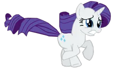 Size: 1280x738 | Tagged: safe, artist:benpictures1, derpibooru import, part of a set, rarity, pony, unicorn, dragon quest, cute, female, gritted teeth, image, inkscape, png, raribetes, running, scared, simple background, solo, teeth, transparent background, vector