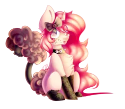 Size: 1990x1746 | Tagged: safe, artist:prettyshinegp, derpibooru import, oc, unofficial characters only, pony, unicorn, augmented, augmented tail, bow, chest fluff, eye clipping through hair, hair bow, horn, image, png, simple background, solo, tail, transparent background, unicorn oc