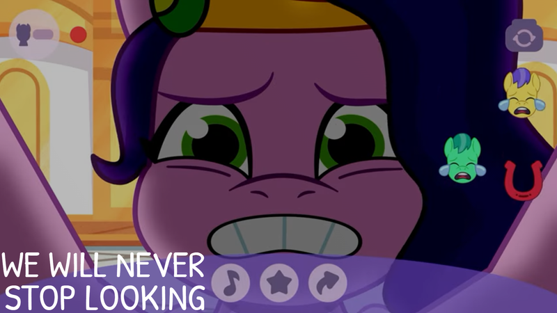 Size: 1920x1080 | Tagged: safe, derpibooru import, edit, edited screencap, editor:quoterific, screencap, pipp petals, my little pony: tell your tale, spoiler:g5, spoiler:my little pony: tell your tale, spoiler:tyts01e26, g5, image, png, puphunt, solo