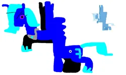 Size: 1195x715 | Tagged: safe, derpibooru import, trixie, alicorn, pony, 1000 hours in ms paint, alicornified, content-aware scale, crooked horn, hoof shoes, horn, image, jewelry, necklace, picture in picture, png, race swap, trixiecorn, королева кошек