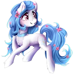 Size: 1720x1740 | Tagged: safe, artist:meotashie, derpibooru import, oc, oc:daisy petal, unofficial characters only, earth pony, chest fluff, earth pony oc, image, png, simple background, transparent background