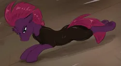 Size: 1543x845 | Tagged: safe, artist:testostepone, derpibooru import, tempest shadow, female, image, looking at you, movie reference, png, solo, solo female