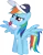 Size: 3000x3875 | Tagged: safe, artist:cloudyglow, derpibooru import, rainbow dash, pegasus, pony, may the best pet win, blowing, blowing whistle, cap, coach rainbow dash, cutie mark, female, hat, high res, image, mare, png, rainbow dashs coaching whistle, simple background, transparent background, vector, whistle, whistle necklace