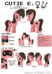 Size: 3508x4961 | Tagged: safe, artist:mrkat7214, derpibooru import, oc, oc:ace play, oc:cutie e, unofficial characters only, earth pony, pony, female, image, png, reference sheet, rule 63, semi-transparent, simple background, solo, transparent background, vector