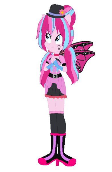 Size: 421x643 | Tagged: safe, artist:selenaede, artist:user15432, derpibooru import, pinkie pie, fairy, human, equestria girls, alternate hairstyle, barely eqg related, base used, belt, boots, clothes, costume, crossover, cutie mark, cutie mark on clothes, fairy wings, fairyized, fingerless gloves, flower, gloves, hair bun, halloween, halloween costume, hallowinx, hat, high heel boots, high heels, holiday, image, long hair, pigtails, pink dress, pink wings, png, ponied up, shoes, simple background, socks, sparkly wings, top hat, transparent background, wings, winx, winx club, winxified