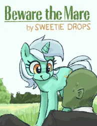 Size: 386x498 | Tagged: safe, artist:plunger, derpibooru import, lyra heartstrings, oc, oc:anon, ponified, human, pony, unicorn, drawthread, female, human male, image, male, mare, png, requested art