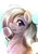 Size: 714x1024 | Tagged: safe, artist:kurogewapony, derpibooru import, marble pie, earth pony, pony, abstract background, bust, cute, female, hair over one eye, image, jpeg, looking at you, mare, open mouth, open smile, portrait, simple background, smiling, smiling at you, solo, white background